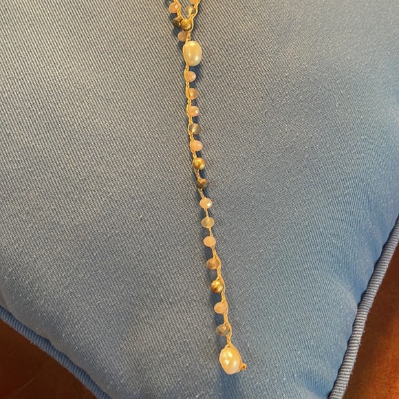 Lariat style Pearl necklace! - Picture 2 of 5